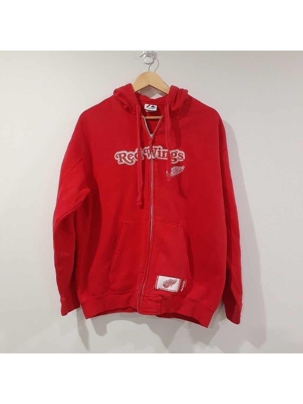 Retro/Y2K Detroit Red Wings Zip Up Hoodie
